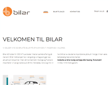 Tablet Screenshot of bilar.no